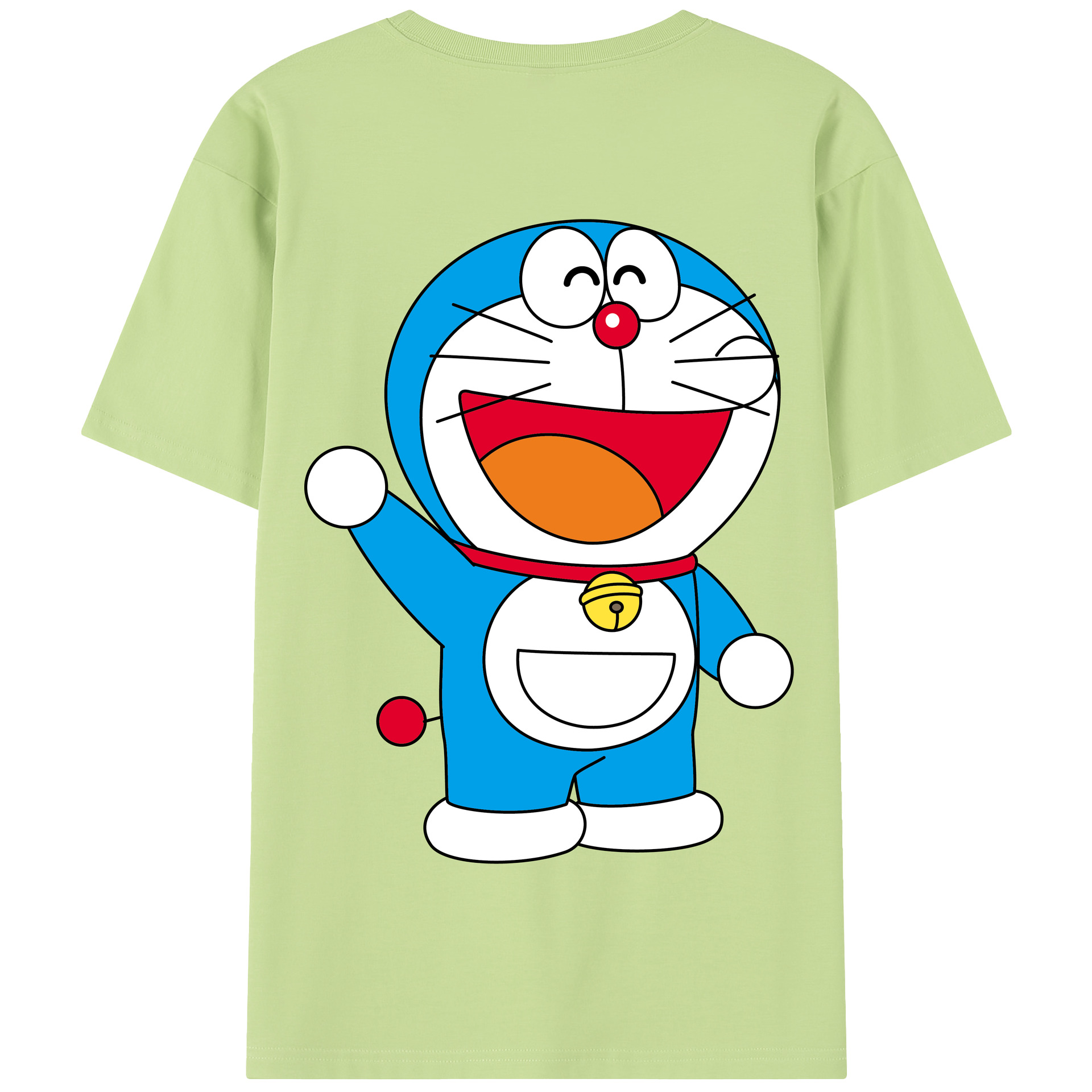 （画像用） ドラえもん Doraemon 綿100％半袖Tシャツ（背面プリント）